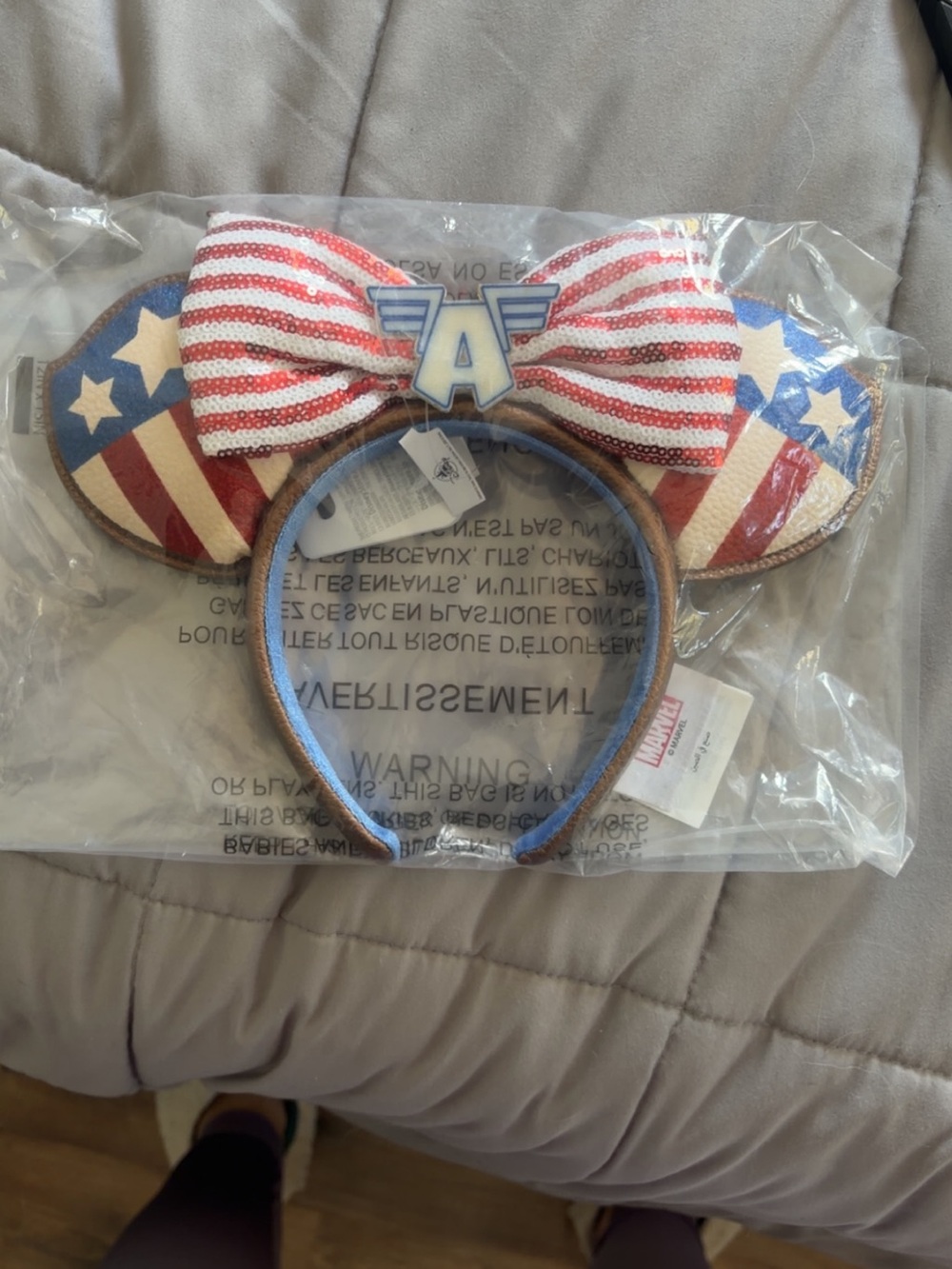 Captain America Disney Ears